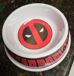 Marvel Deadpool Pet Dog Food Bowl 16 oz. water dish 2 cup capacity melamine - Picture 1 of 4