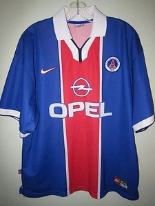 rare Paris Saint-Germain PSG 1997-98 home shirt XXL Nike maillot soccer jersey - Picture 1 of 10