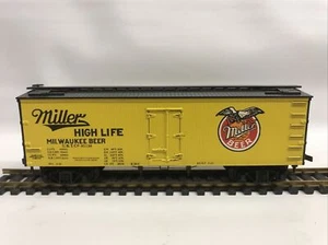 HO Guage Roundhouse Miller High Life Bier Holz Kühlwagen URTC 93138 - Bild 1 von 6