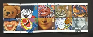 Great Britain 1991 VF Used Sc#1373a Booklet Pane of 10,       (W45) - Picture 1 of 2