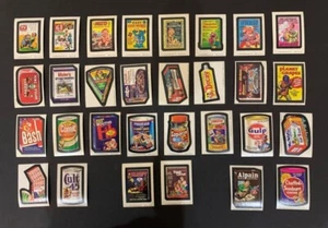 1974 Topps Wacky Packages 11th Series 11 Complete Tan Sticker Set 30/30 EX - Picture 1 of 1