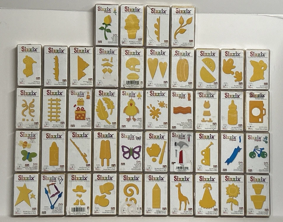 Sizzix Original Yellow & Green Dies - The Little Die-Cutter Up. 08/31 - Image 1 of 1