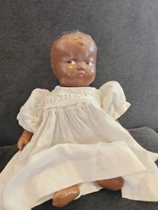 Vintage Black African American Composition 1930's Doll - Picture 1 of 12