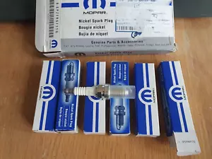 GENUINE MOPAR JEEP DODGE 3.7L V6 PETROL ENGINE SPARK PLUG SET X6 SPZFR6F11G - Picture 1 of 4