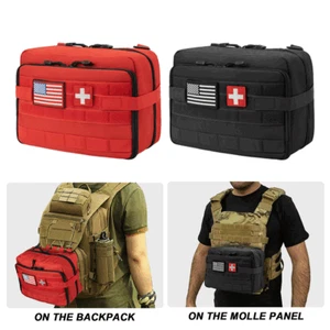 Tactical Molle Admin Pouch Belt Pouch Outdoor EDC Utility Tool Organizer Bag - Picture 1 of 14