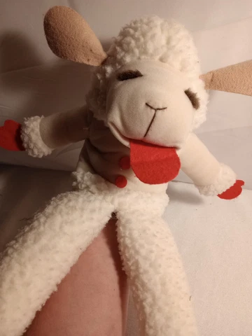 Lamb Chop Puppet 16” Plush Vintage 1992 Shari Lewis Enterprises Lamb Plush Cover