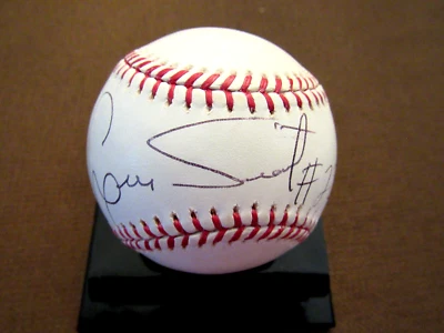 LUIS TIANT # 23 NY YANKEES RED SOX PITCHER SIGNED AUTO OML BASEBALL JSA BEAUTY - Image 1 of 4