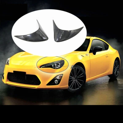 Faro de párpados de cejas de fibra de carbono para SCION FR-S SUBARU BRZ TOYOTA GT86 86 Foto 1 de 4
