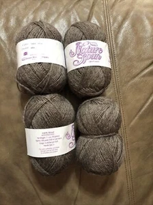 “Nature Spun” Yarn Wool 50gr x4 Sheep Color 701s Stone VTG - Picture 1 of 6