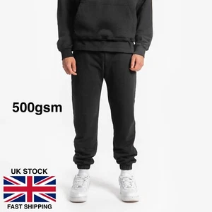 500gsm Blank Black Jogger - Ultra Heavyweight Blank - Picture 1 of 7