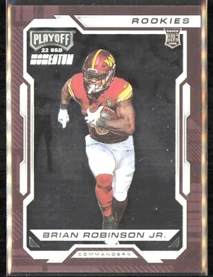 Brian Robinson Jr. PMR-25 2022 Chronicles Playoff Momentum RC Washington Card! - Image 1 of 2