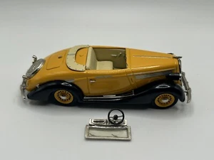 Opel Super 6 Cabriolet Gläser 1938 Yellow/ Black 1/43 Scale Tin Wizard 1645 - Picture 1 of 14