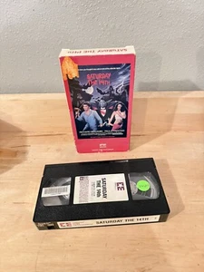 Saturday The 14th Rare Horror Comedy Cult 1983 Embassy VHS Monsters - Picture 1 of 6