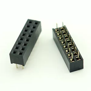 100x 2mm 2.0mm Pitch 2x8 Pin 16 Pin Female Double Row Pin Header Strip PH:8.5mm - Picture 1 of 5