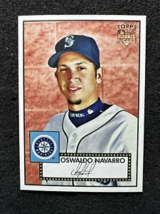 Oswaldo Navarro #221 2007 Topps '52 Rookies Seattle Mariners Kurzdruck SP - Bild 1 von 2