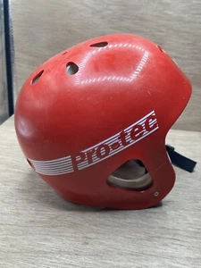 Vintage Pro-Tec 80's Skateboard BMX Helmet Perception Red White Medium? USA - Picture 1 of 5