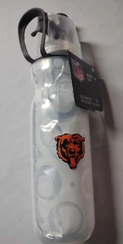 Chicago Bears 20oz Mist N Sip Water Bottle - NFL Cover