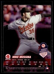 2004 MLB Showdown Trading Deadline Rare! Foil Mike Mussina Baltimore Orioles