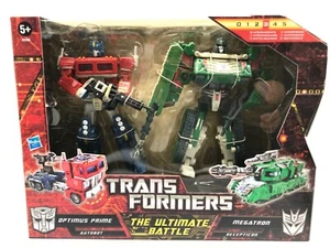 Transformers The Ultimate Battle Optimus Prime Vs Megatron G1 Hasbro 2010 MISB - Picture 1 of 12