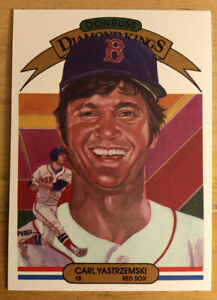 1983 Donruss Carl Yastrzemski Diamond Kings Baseball Card #25 High-Grade NM