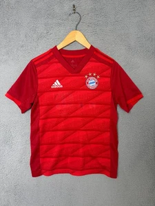 Adidas FC Bayern Munich Youth Jersey Large Red Home 2019 Soccer Football - Picture 1 of 8