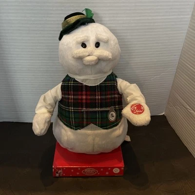 Dandee Sam снеговик Рудольф красный нос олень плюшевый 1998 новый в коробке - Изображение 1 из 4