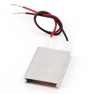 Aluminum PTC Heater Thermostat Constant Temperature 25x20x5mm 12V 60C - Image 1 of 2