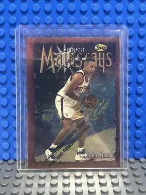 1997-98 Topps Finest Mainstays Refractor John Starks #187 - Изображение 1 из 2