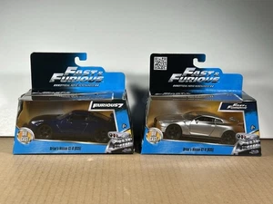 Jada 1/32 Fast & Furious Brian’s Nissan GT-R (R35) 2-color Variations HTF - Picture 1 of 9
