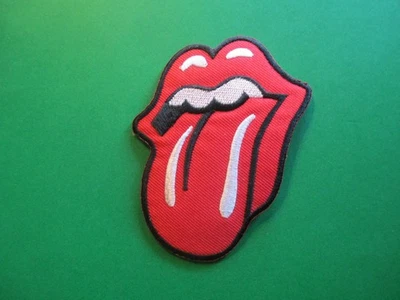 Collectible Rolling Stones Red Lips And Tongue Logo 3 ½ Inch Sew On Patch UNUSED - Image 1 of 4