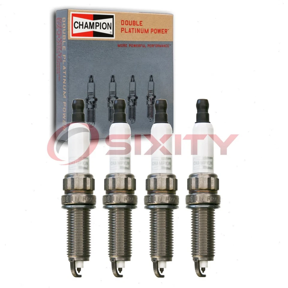 4 bujías Champion Double Platinum para Mini Cooper 2007-2008 1,6 L L4 en muy buen estado Foto 1 de 4