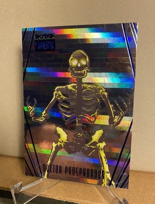 2025 Skybox Batman Metal Universe Dr. Phosphorus S-35 ALPHA Star Sapphire 01/25 - Image 1 of 2