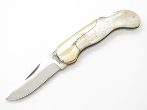 Vintage Olsen OK 162 Lil Brassy Seizo Imai Seki Japan Folding Pocket Knife - Picture 1 of 10