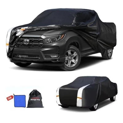 For Honda Ridgeline 2005-2026 Waterproof Car Cover 10 Layers All Weather Zipper Foto 1 de 4