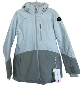 Obermeyer Jacket Womens Size 8 Green Black Ski Snow Snowboard Coat First Chair - Picture 1 of 12