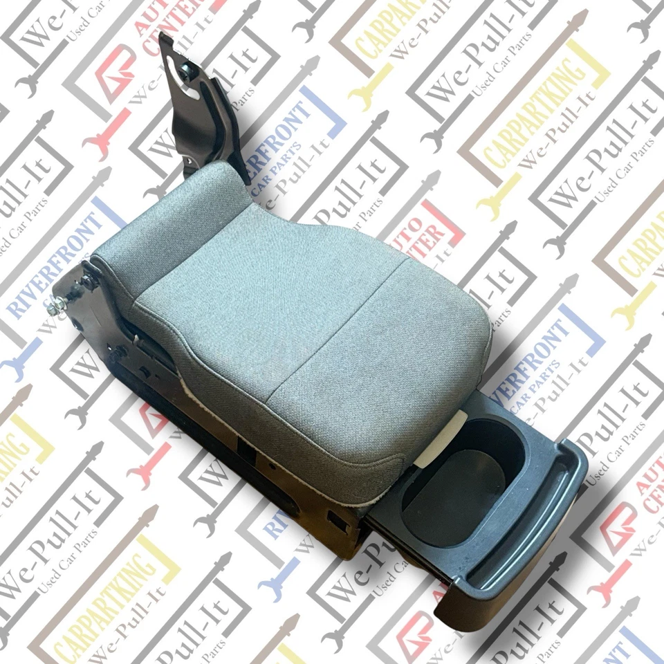 Asiento de salto de consola central Ford F150 F-150 09-14 con ropa de piedra de almacenamiento OEM Foto 1 de 4