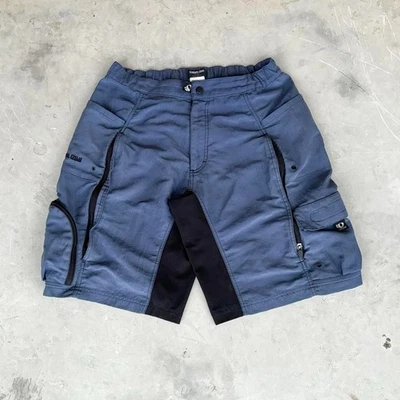 Pearl Izumi Silver Blue Baggy Cargo Hiking Cycling Tech Shorts Mens Size Medium - Image 1 of 4