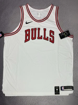 NBA Chicago Bulls White Basketball Blank Jersey Size 58 3XL - Image 1 of 4