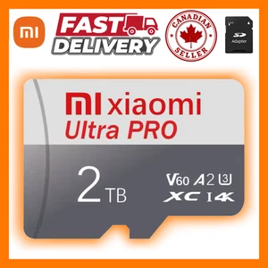 Mémoire Micro SD TF 2 To 1 To 512 Go 256 Go 128 Go stockage U3 A2 classe 10 étanche - Photo 1 sur 12