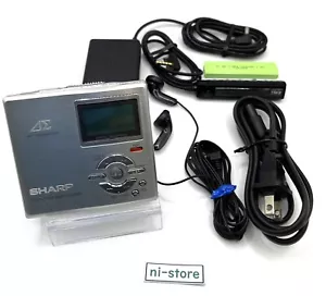 SHARP Auvi MD-DR7 Silver 1 Bit MDLP Minidisc MD Recorder Player - Excellent - Picture 1 of 17