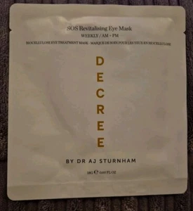 Decree SOS Revitalising Eye Treatment Mask Brows Lids Under Eye 18g BBE 05/ 2027 - Picture 1 of 2