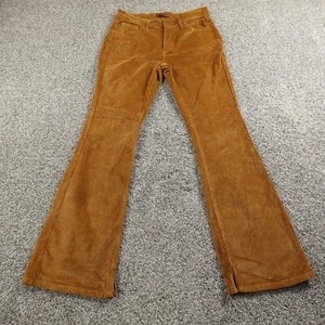 Judy Blue Jeans Womens 11 Brown Corduroy Pants High Rise Boot Western Stretch - Picture 1 of 13