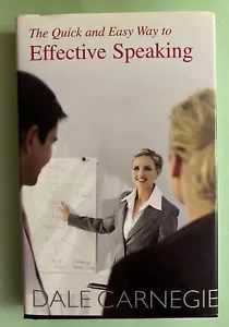 Dale Carnegie The Quick And Easy Way To Effective Speaking Hardcover DJ - Picture 1 of 18