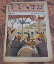 TIP TOP WEEKLY #182 GREAT BASEBALL COVER S&S 1904 DIME NOVEL STORY PAPER