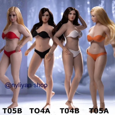 TBLeague PLMB2022-T04/T05 1/12 Pale Suntan Skin Bust 6in Female Figure Head Body - Image 1 of 4