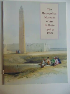 Metropolitan Museum of Art Bulletin Spring 1993 New York OBELISK Art - Foto 1 di 1
