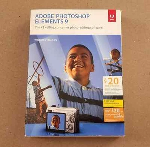 Adobe Photoshop Elements 9 (Mac/Win) Pre-owned - Photo 1/2