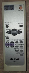 Genuine OEM SANYO CXTC Projector Remote For PLC-XU73 PLC-XU70 PLC-SU70 Tested - Picture 1 of 5