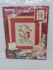 Janlynn Adoring Babbo Natale kit punto croce contato #125-142 nuovo vintage  - Foto 1 di 7