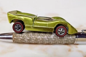 HOT WHEELS 1969 REDLINE MCLAREN M6A U.S. LIME YELLOW Awesome condition - Picture 1 of 9